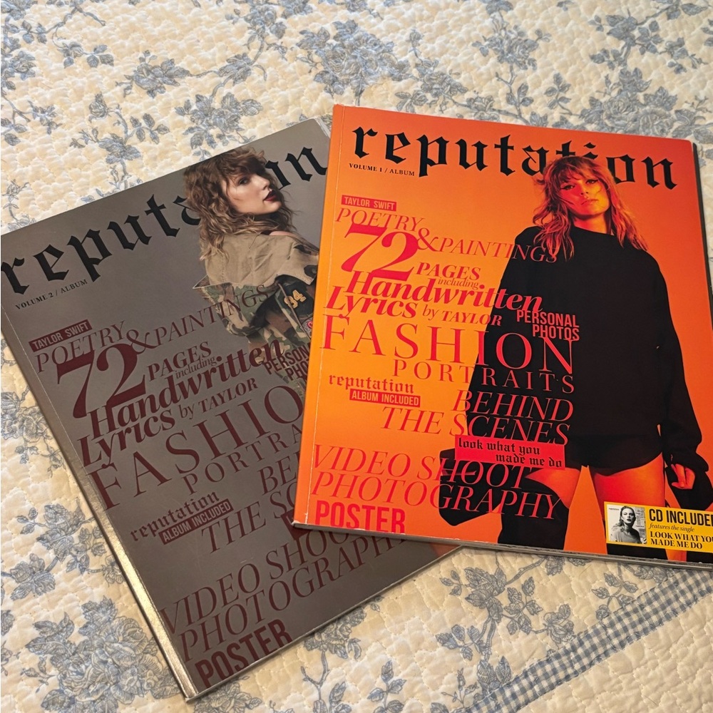 Taylor Swift Reputation Magazines - Orange and Gray